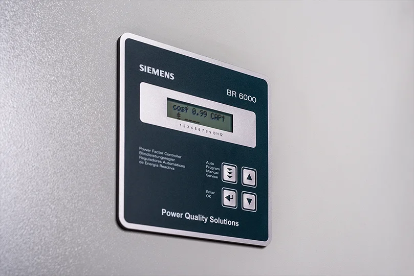 Bancos de capacitores - Detalle panel